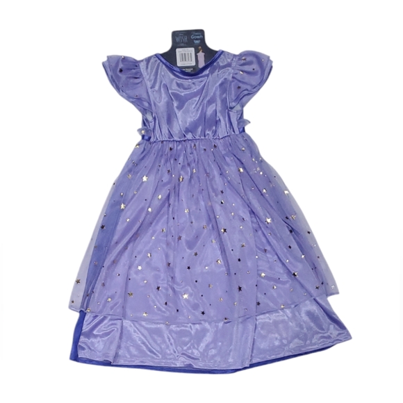Girl's Disney WISH Fantasy Gown Asha & Star Sleepwear Purple Size 3T NWT - Picture 2 of 6
